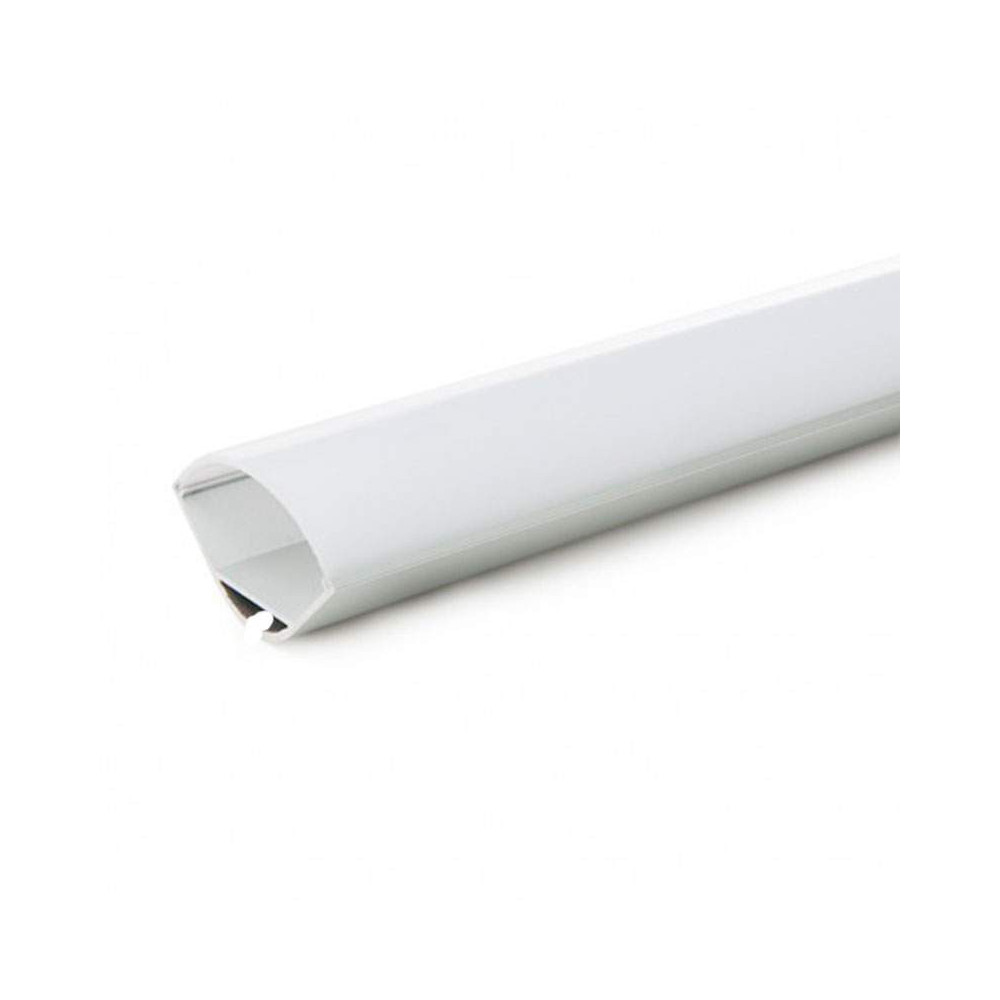 Perfil Aluminio Tira LED Esquinas o Suspension 1 Metro
