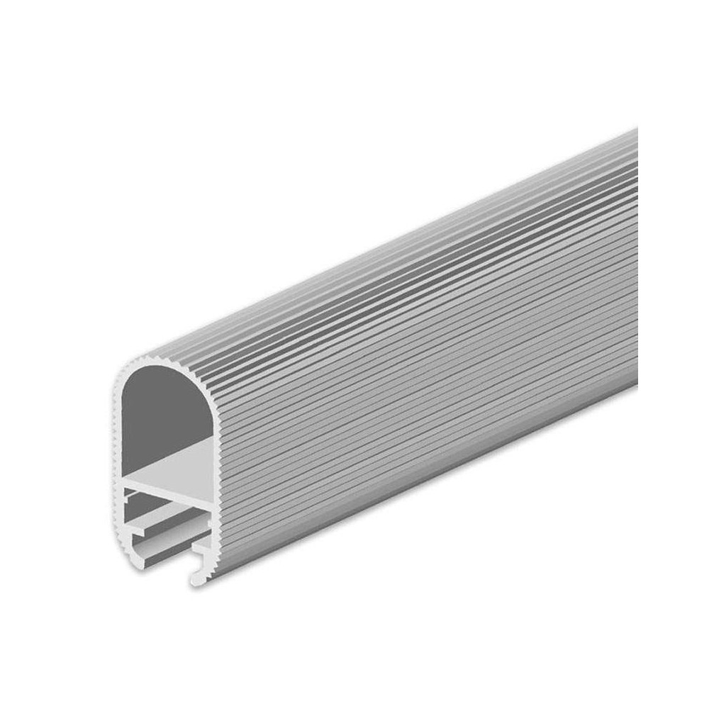 Perfil Aluminio Barra Armarios Ovalada 1 Metro Tira LED