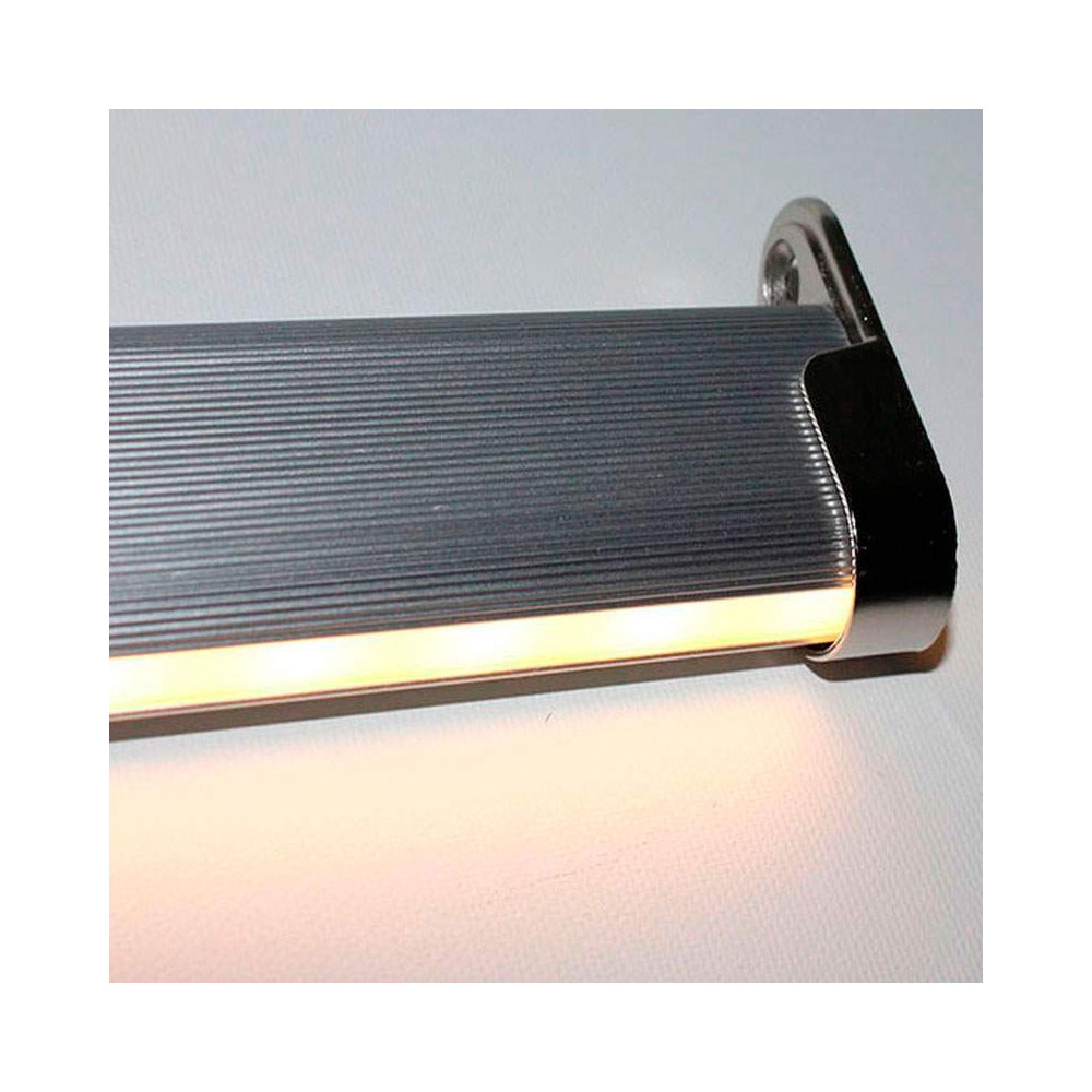 Perfil Aluminio Barra Armarios Ovalada 1 Metro Tira LED