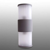 Aplique Pared Exterior E27 Gris-Negro IP65