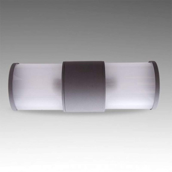 Aplique Pared Exterior E27 Gris-Negro IP65