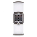 Aplique Pared Exterior E27 Gris-Negro IP65