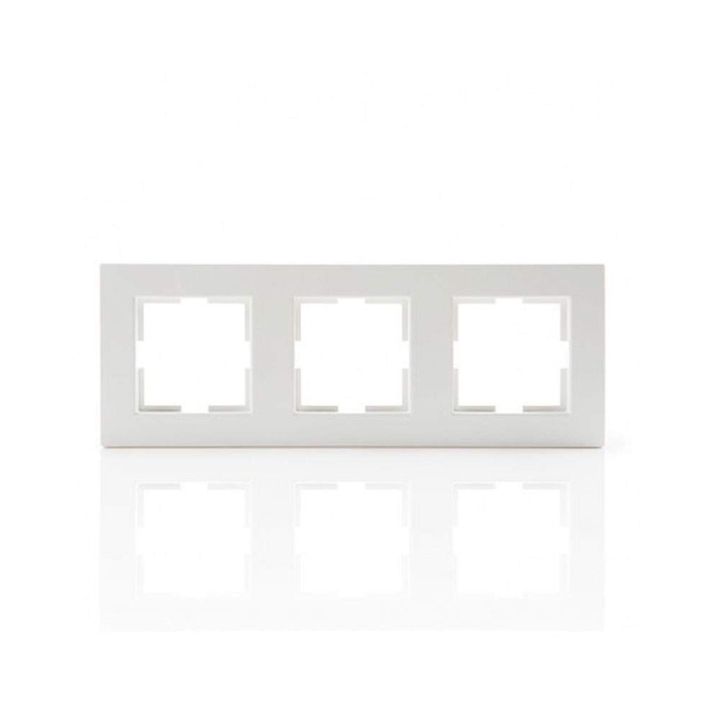 Marco de 3 elementos Blanco Panasonic Karre