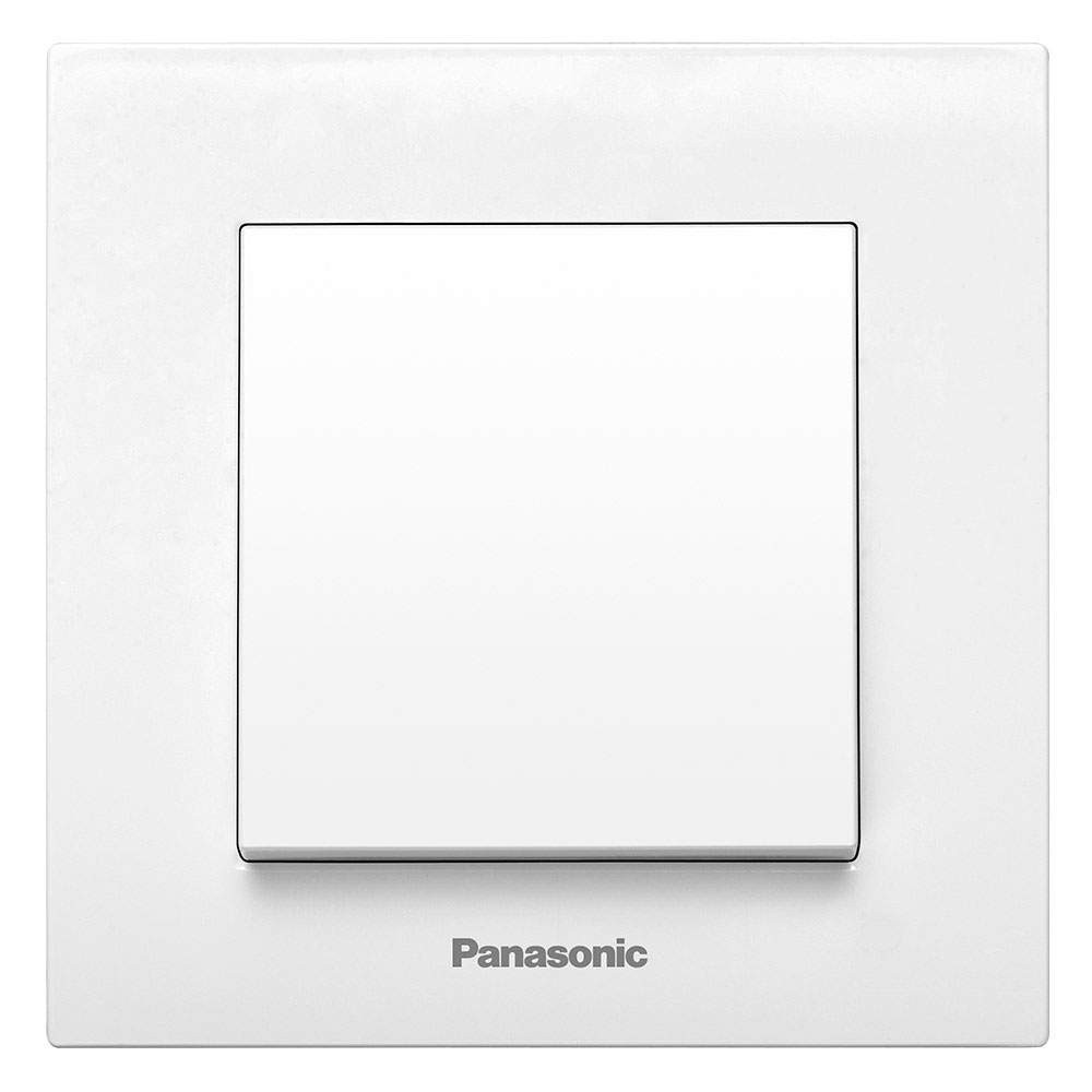 Conmutador de Cruzamiento Panasonic Karre 10A Blanco Empotrable