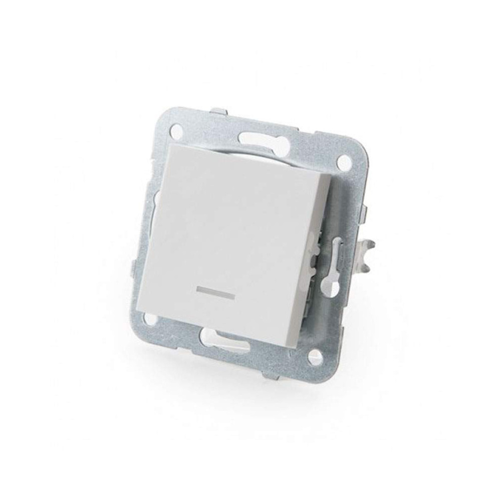 Interruptor Luminoso Panasonic Karre 10A Blanco Empotrable