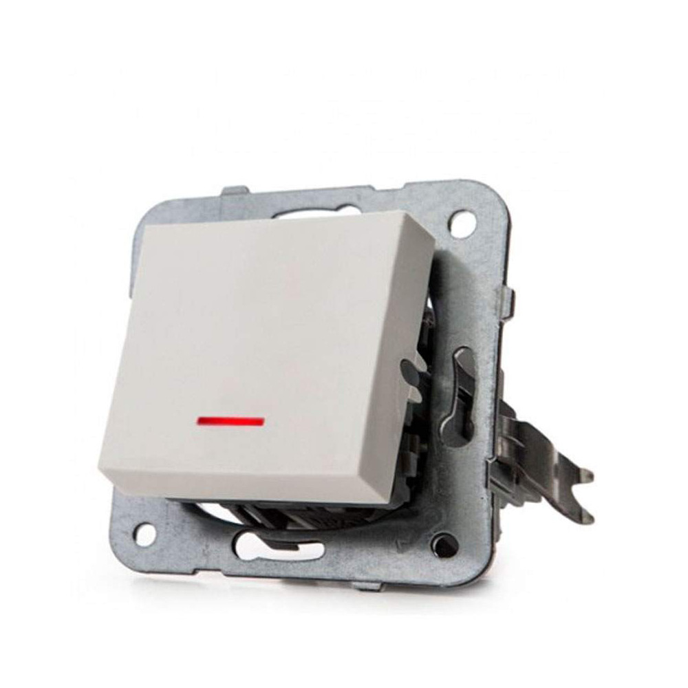 Pulsador Luminoso Panasonic Karre 10A Blanco Empotrable