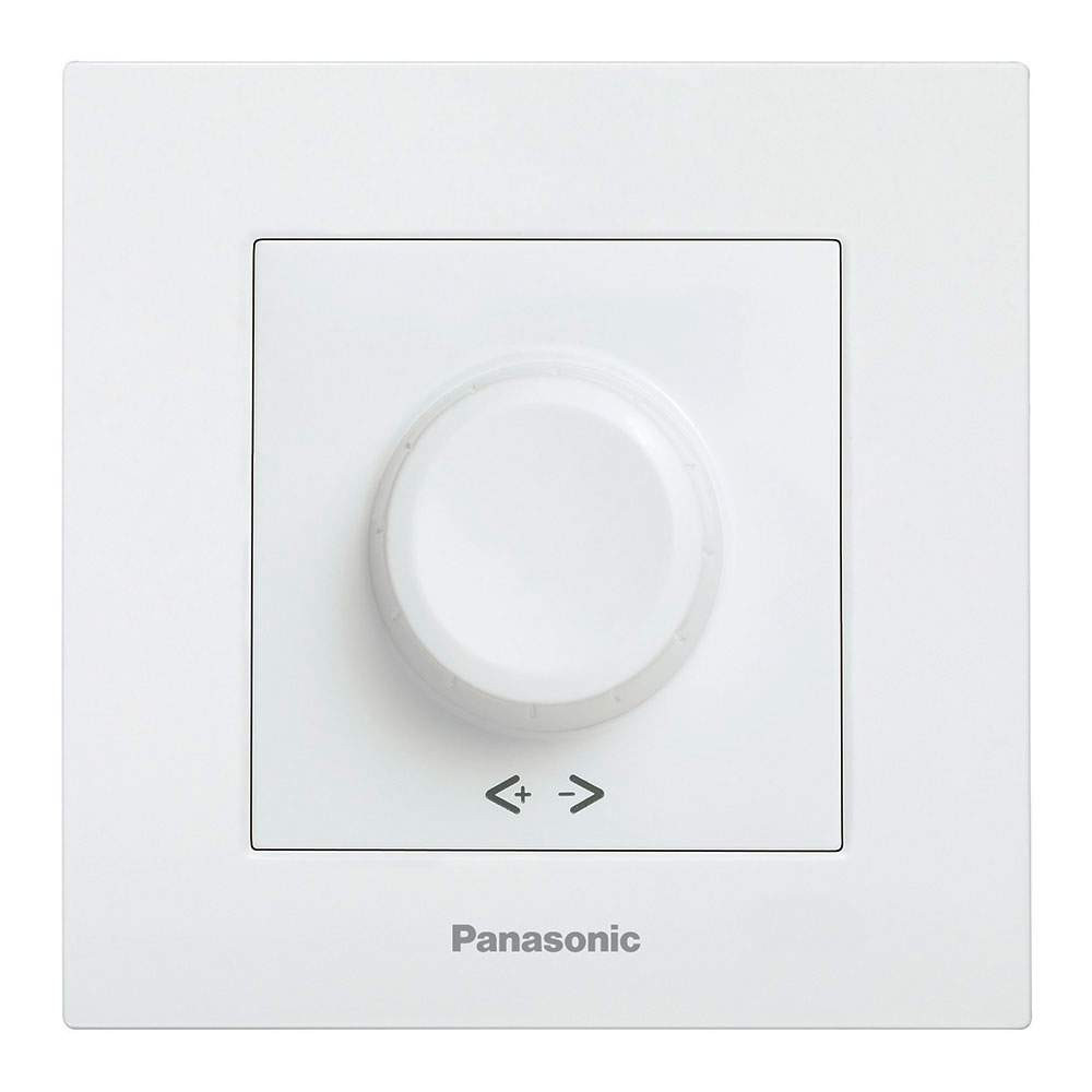 Regulador Giratorio para LED Panasonic Karre Blanco Empotrable