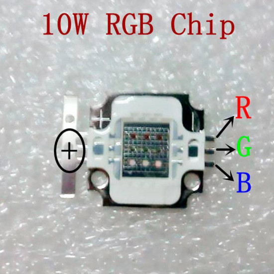 CHIP LED RGB 10W 
