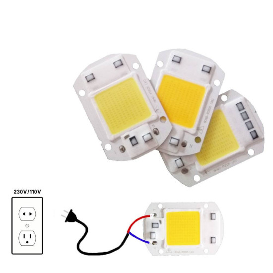 Chip LED Cob 50W a 230V