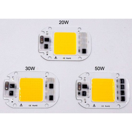 Chip LED Cob 50W a 230V