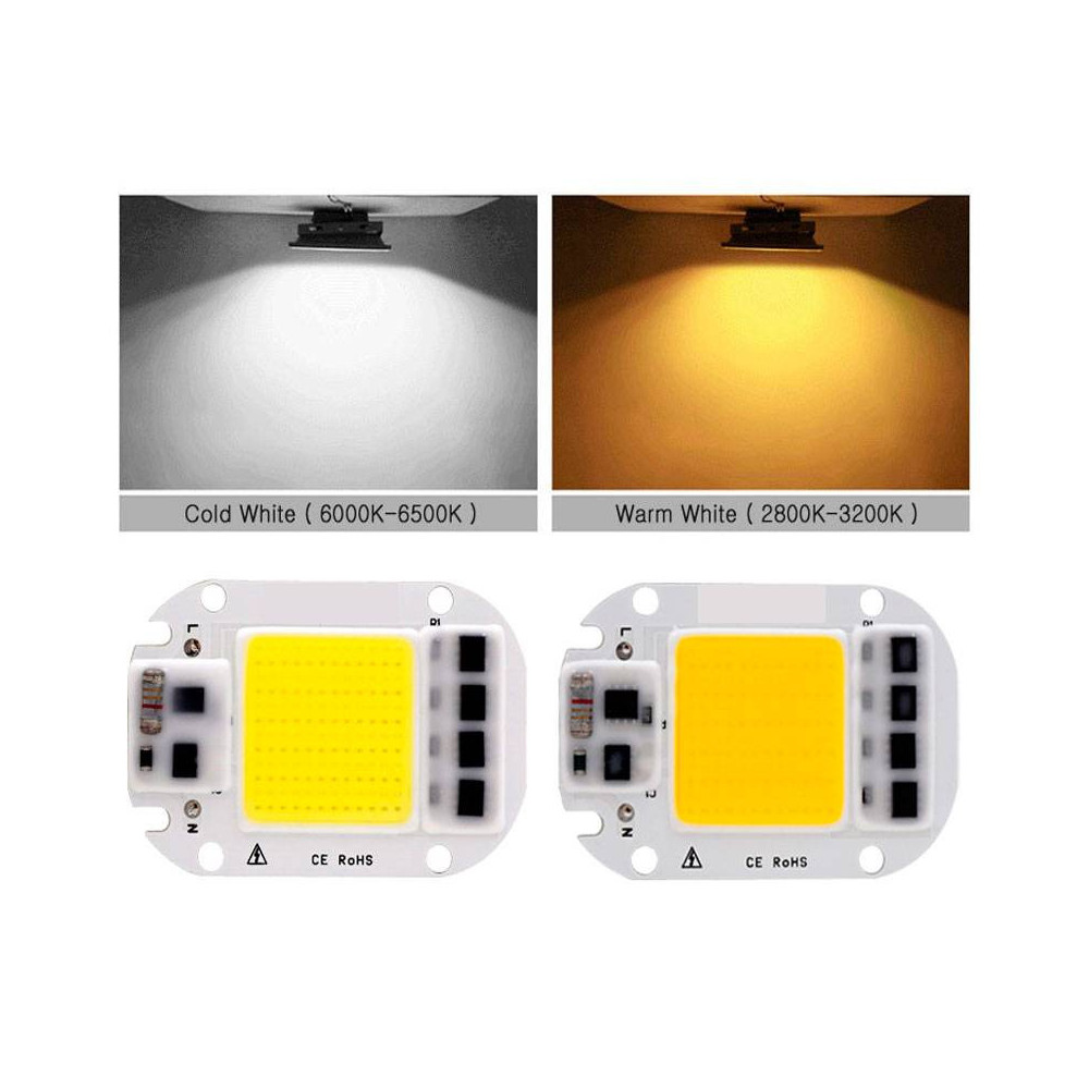 Chip LED Cob 50W a 230V