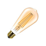 Bombilla E27 Pera Vintage 6W filamento Led