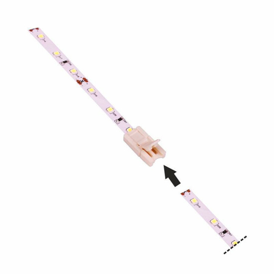 Conector rápido Empalme Tiras LED  8mm para interior de perfil