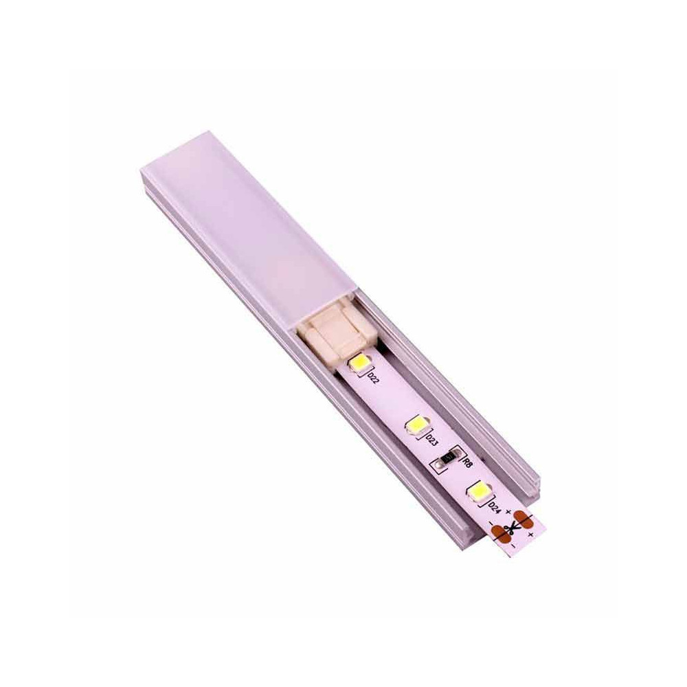 Conector rápido Tira LED 2 metros para interior de perfil