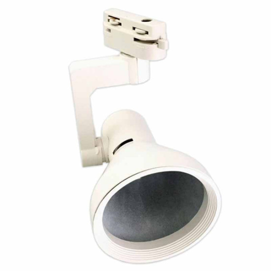 Foco Carril Monofásico E27 con R90 12W LED incluida