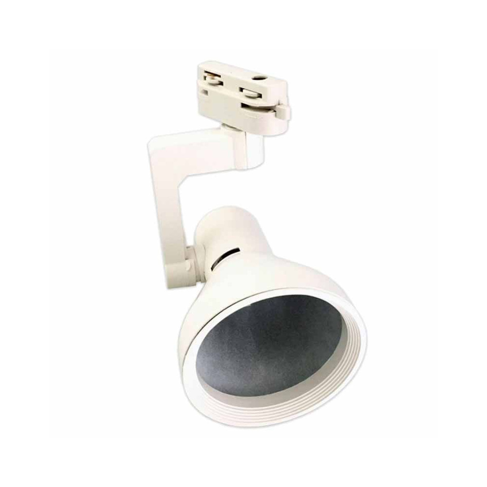 Foco Carril Monofásico E27 con R90 12W LED incluida