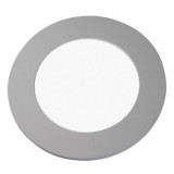 Downlight LED Panel 9W Plata Gris