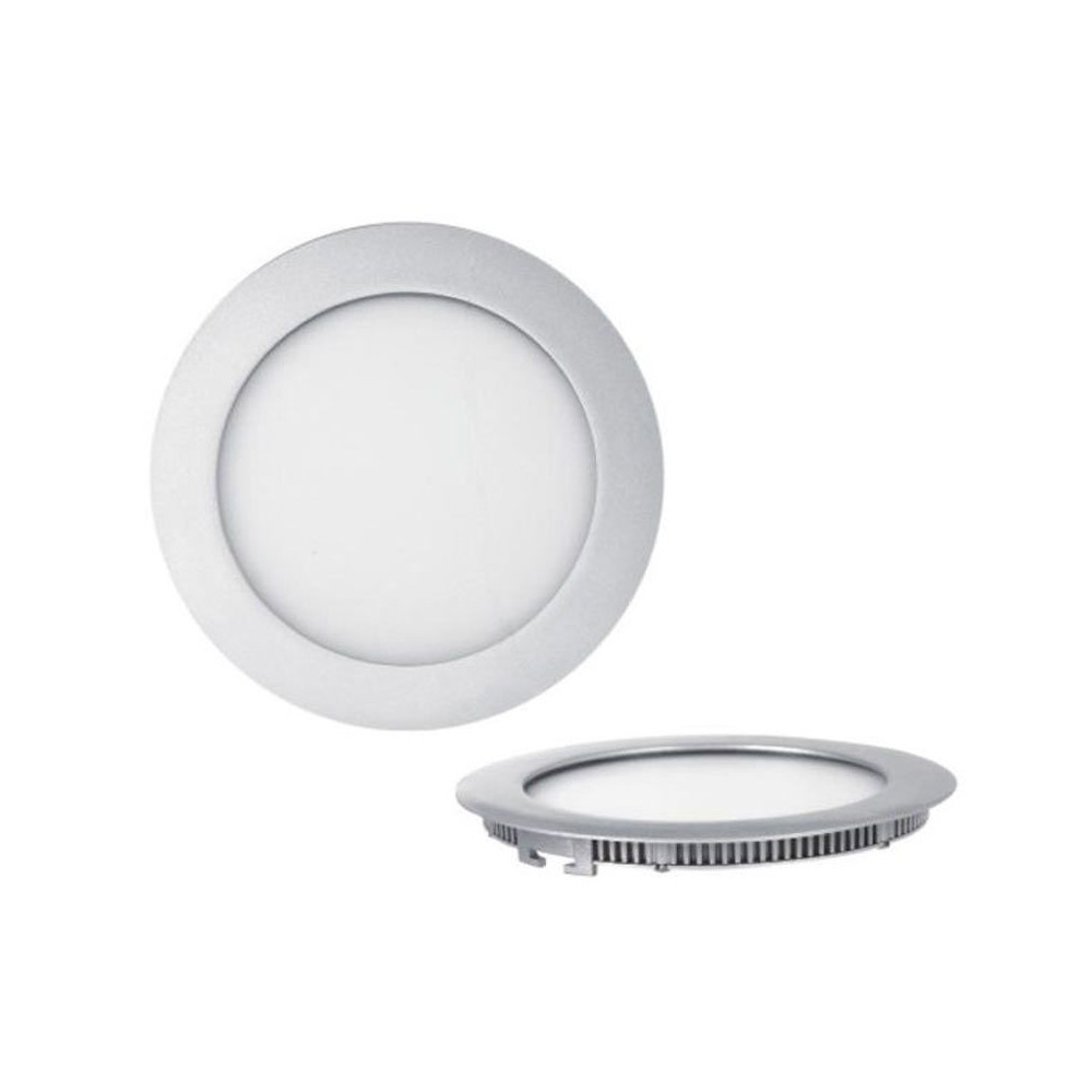 Downlight LED Panel 9W Plata Gris