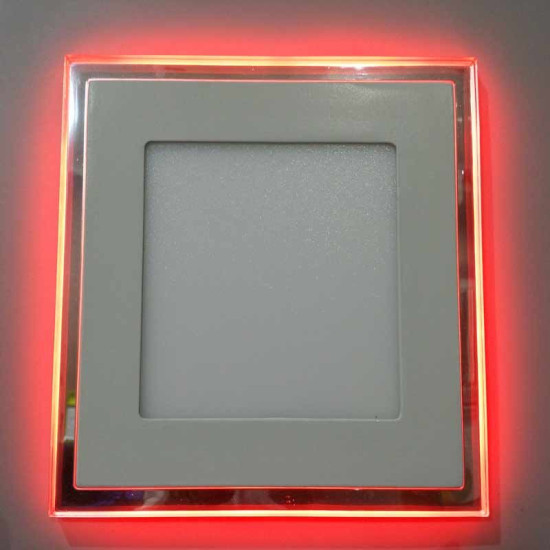 Downlight LED 18W+2W Contorno iluminado Azul-Rojo