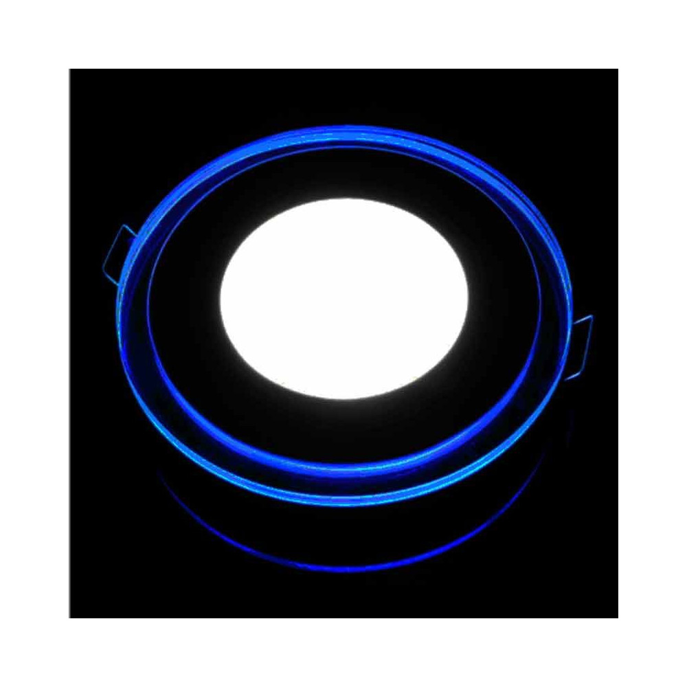 Downlight LED 18W+2W Contorno iluminado Azul- Verde