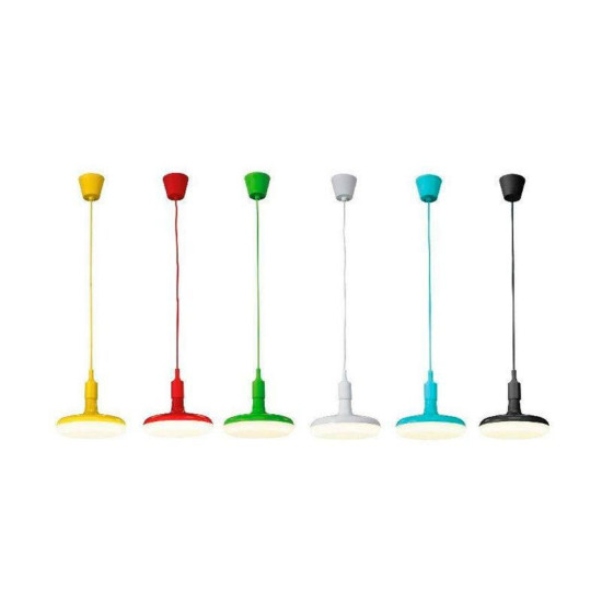 Lámpara colgante LED 18W Negra