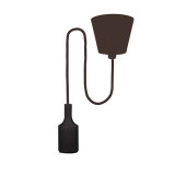 Lámpara colgante LED 18W Negra
