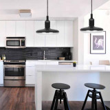 Lámpara colgante LED 18W Negra