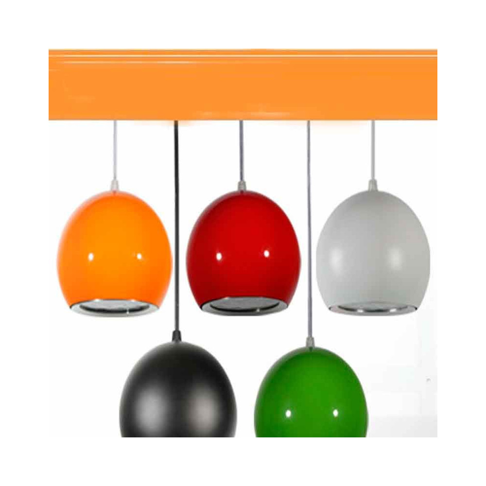 Lámpara colgante LED Esfera-Bola 12W Naranja