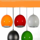 Lámpara colgante LED Esfera-Bola 12W Naranja