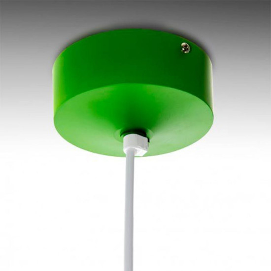 Lámpara colgante LED Esfera-Bola 12W Verde