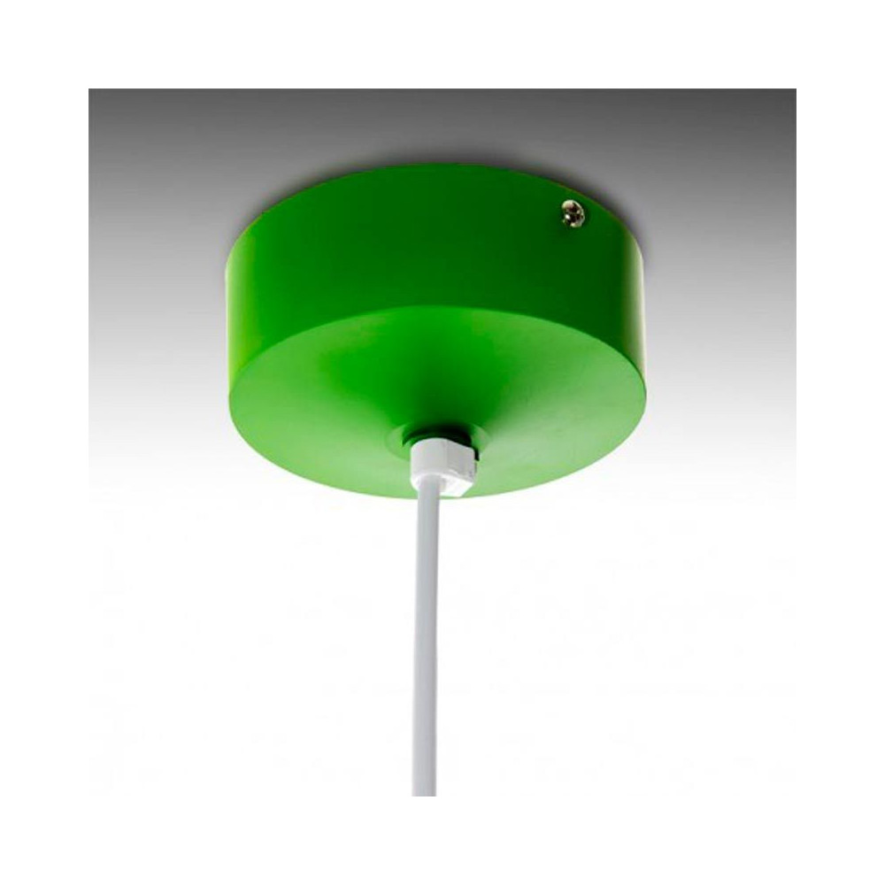 Lámpara colgante LED Esfera-Bola 12W Verde