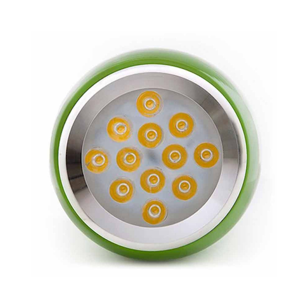 Lámpara colgante LED Esfera-Bola 12W Verde