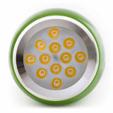 Lámpara colgante LED Esfera-Bola 12W Verde
