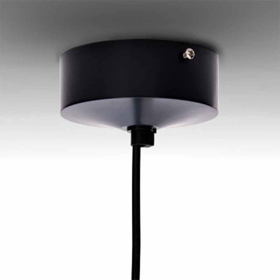 Lámpara colgante LED Pera 12W Negra