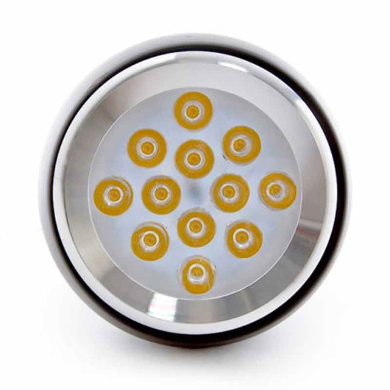 Lámpara colgante LED Pera 12W Negra