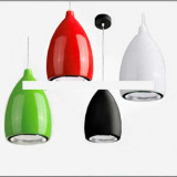Lámpara colgante LED Pera 12W Negra