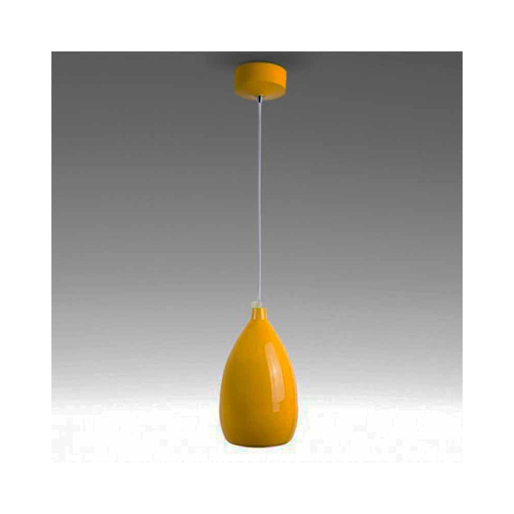 Lámpara colgante LED Pera 12W Naranja