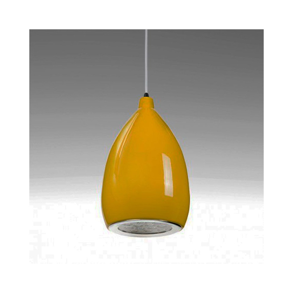 Lámpara colgante LED Pera 12W Naranja