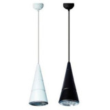 Lámpara colgante LED Cono 12W Negra