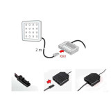 Aplique Led 3W Cuadrado Aluminio para Muebles