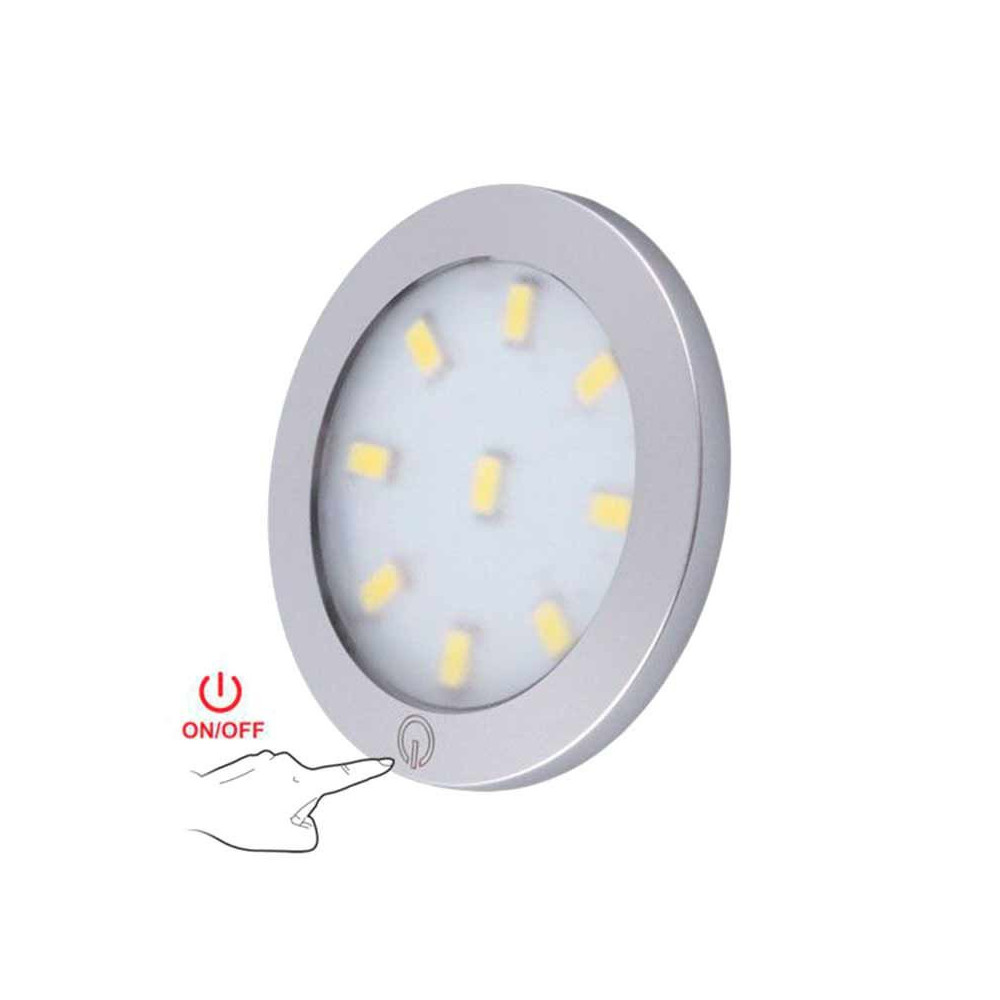 Aplique Led 3W Aluminio Tactil para Muebles