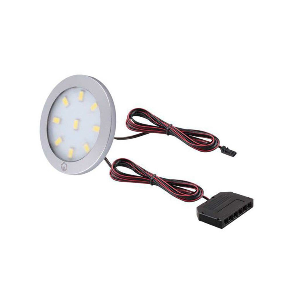 Aplique Led 3W Aluminio Tactil para Muebles
