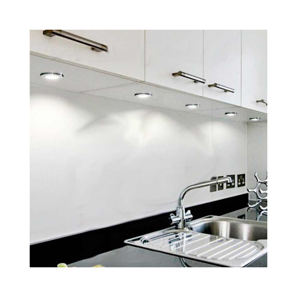 Aplique Led 3W Aluminio Tactil para Muebles