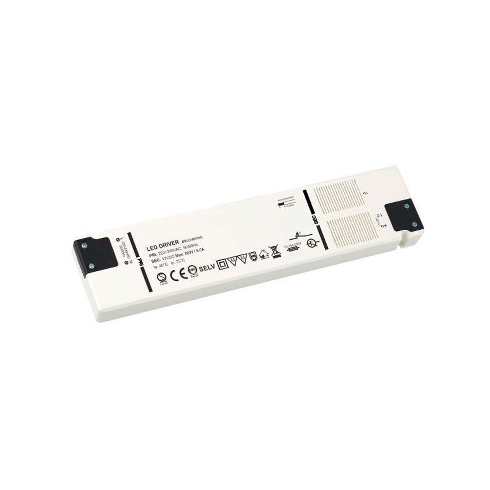 Fuente alimentación 60W 12V Ultradelgada-Slim