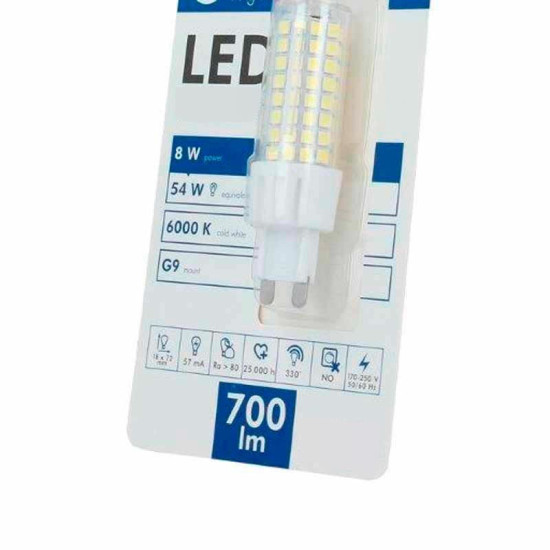 Bombilla G9 LED 8W
