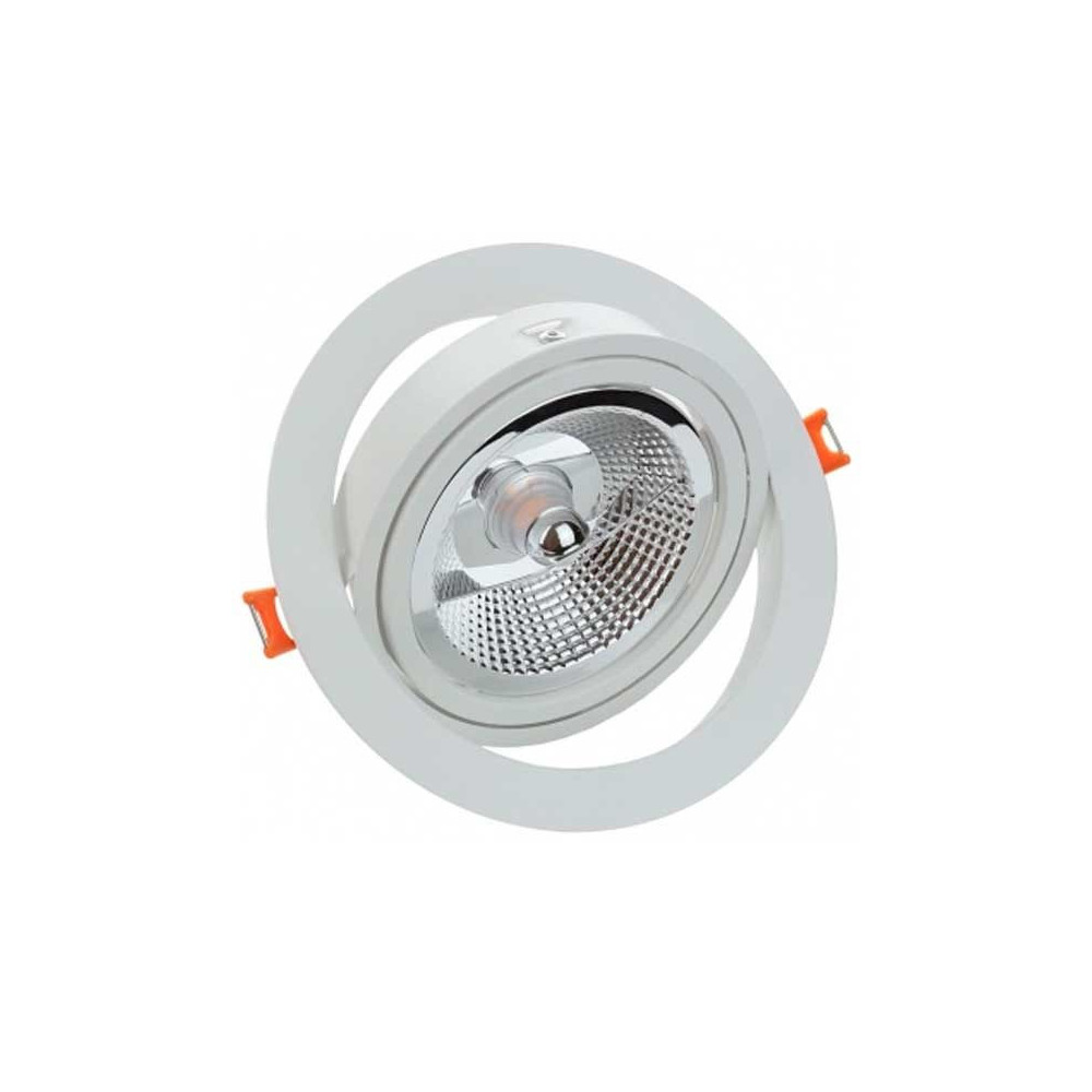 Empotrable Basculante Redondo Blanco AR111