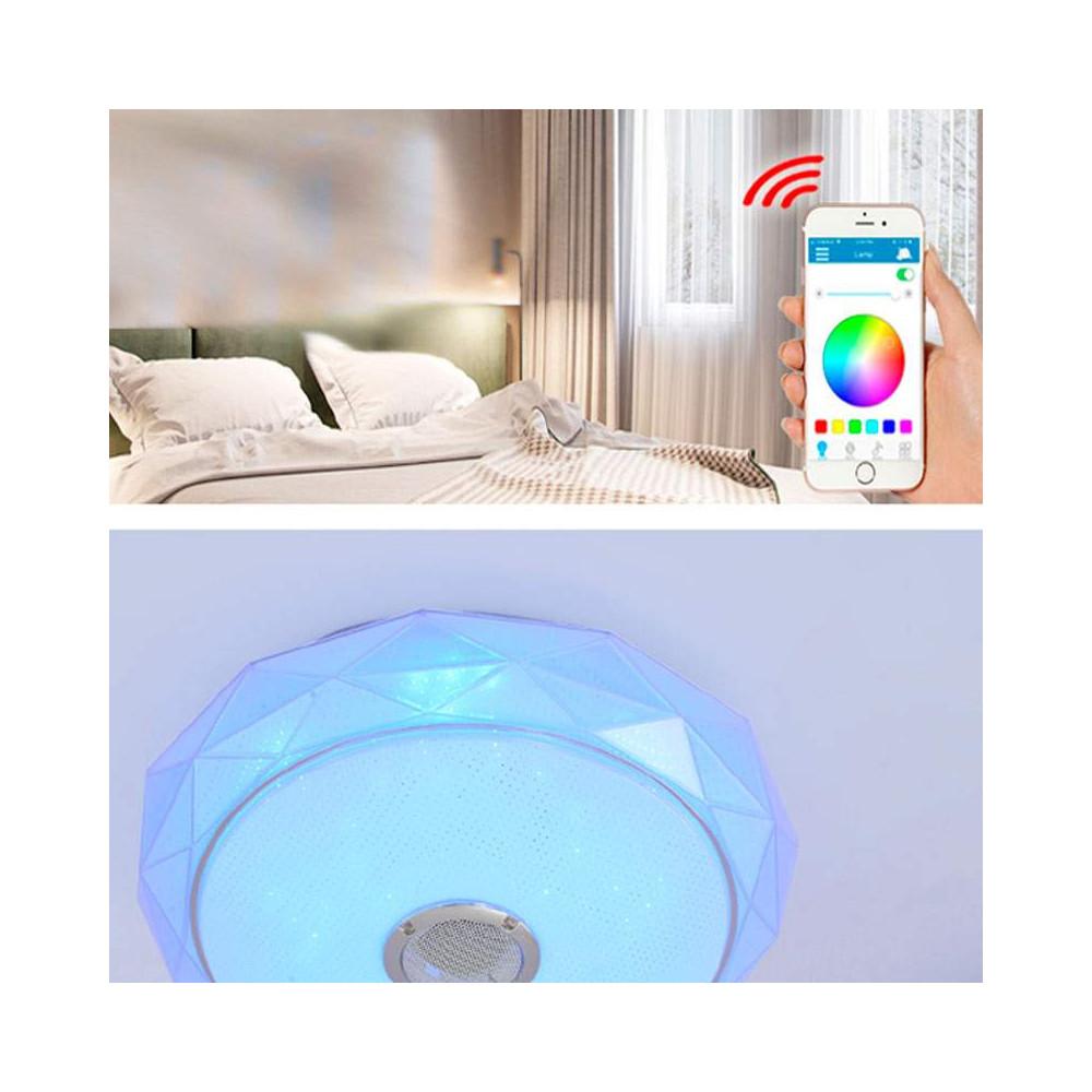 Plafón LED Músical con Altavoz 24W