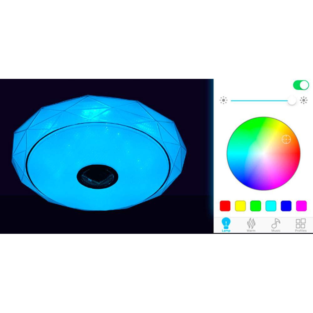 Plafón LED Músical con Altavoz 24W