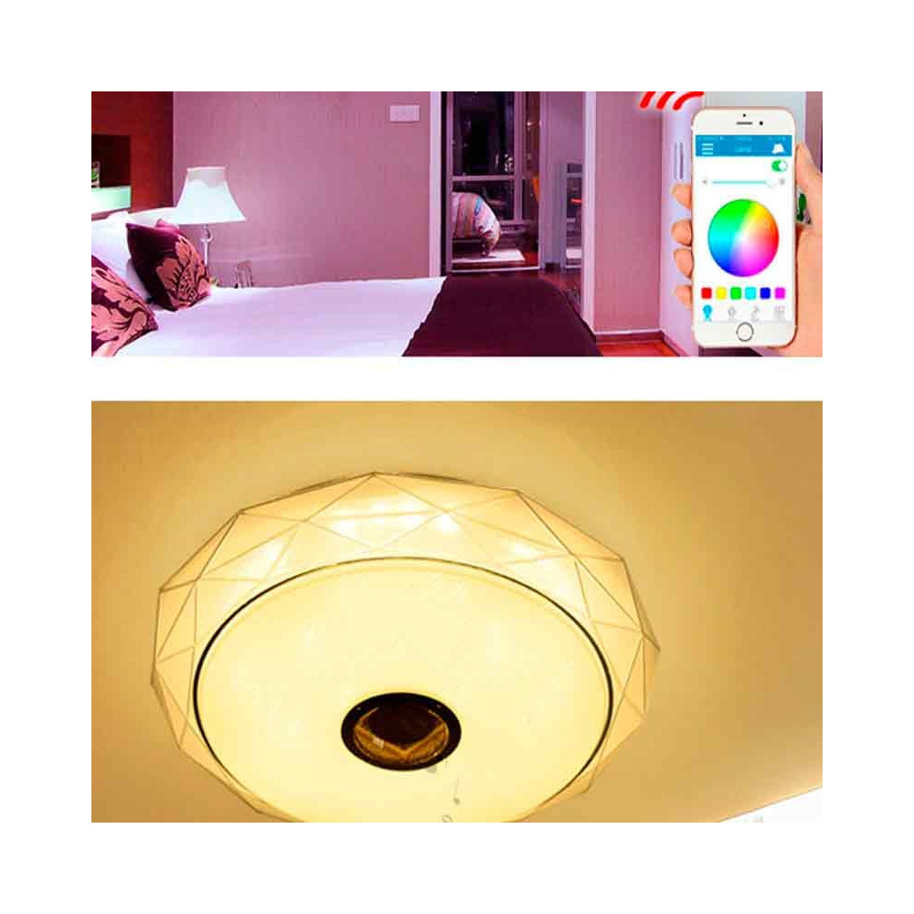 Plafón LED Músical con Altavoz 24W