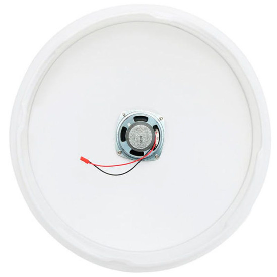 Plafón LED Músical con Altavoz 48W +App Cromo